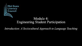 Introduction A Sociocultural Approach to Language Learning [upl. by Peednam372]