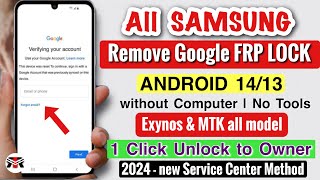 Samsung FRP Bypass 2024🔥Android 1314 New Security 2024 Frp Lock Removal Samsung  Bypass Frp [upl. by Attennot643]