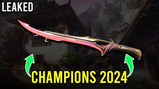 LEAKED Valorant Champions 2024 Bundle Melee [upl. by Elocel]