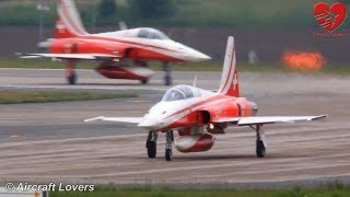 Patrouille Suisse Arrival│ILA 2014 Berlin Air Show [upl. by Nivla]