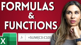 Excel Formulas and Functions You NEED to KNOW [upl. by Paulsen]