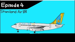 Staniland Air 88Fictional Plane Crash AnimationsS1E4 [upl. by Ekusoyr]