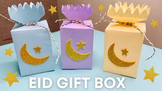 Eid Gift Box Ideas  Eid Craft Ideas [upl. by Hgielrac]