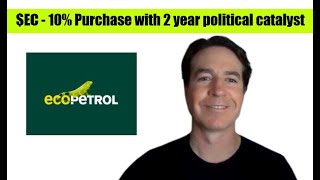 Ecopetrol  Buying when political blood in the streets and bonus of 1020 dividends [upl. by Sualokin]