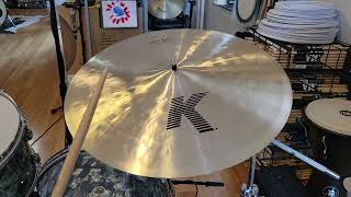 SOLD Cymbals  Zildjian 22quot K Zildjian Light Ride [upl. by Brest]