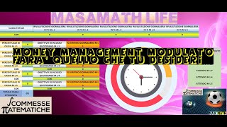 MASAMATH LIFE  Il genio delle scommesse che si adatta alle tue esigenze con la tecnica modulare [upl. by Atekan]