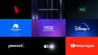 Streaming Service Originals  Logo Compilation NetflixHuluAmazonDisneyParamountMaxetc [upl. by Mclain]