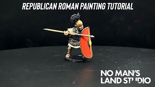 Republican Roman Painting Tutorial  Warlord Games  Hail Caesar  Gallic Wars [upl. by Padraic92]