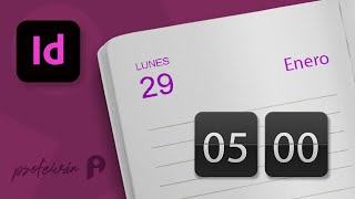 Crear agenda en InDesign en 5 minutos [upl. by Ardnuaek4]