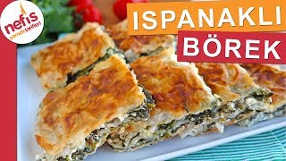 Sodalı Ispanaklı Tepsi Böreği  En pratik ıspanaklı börek yapımı [upl. by Zarla616]