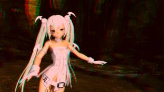 【MMD】Alice the Gatekeeper performing Packaged 3D Anaglyph [upl. by Needan]