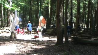 French amp Indian War battle reenactment at Cook Forest State Park [upl. by Asecnarf14]