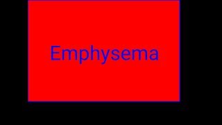 Emphysema COPD [upl. by Amarillas]