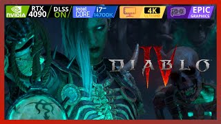 Diablo IV  RTX 4090  4k Gameplay  Ultra Graphics Settings [upl. by Peter]