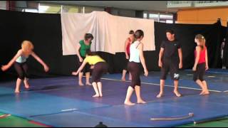 Acrosport  cirque Rencontre UNSS Yonne 2014  Les Jeux Olympiques [upl. by Quennie]