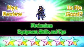 Final Fantasy Brave Exvius 6 stars Nyx Review Firelandeau237 [upl. by Nylrad]