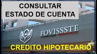 Consultar Estado de Cuenta Fovissste [upl. by Rossie]