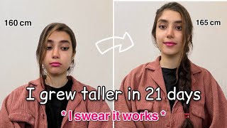 How I grew taller In 21 days Shocking results [upl. by Htnicayh]