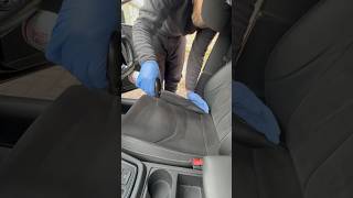 Waterproofing your car fabrics 💧detailingshortssatisfyingasmr [upl. by Benji]