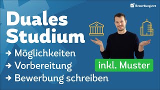 Bewerbung Duales Studium  Tricks  Vorlage [upl. by Merri]