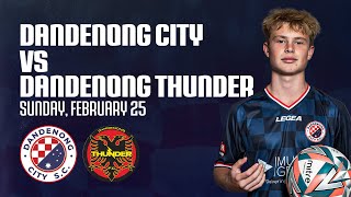 JBNPL U14 Qualifying Round 4  Dandenong City SC v Dandenong Thunder FC [upl. by Skeie]