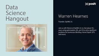 Warren Hearnes  OptiML AI  Data Science Hangout [upl. by Bahe111]