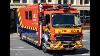 RARE Invercargill 211 and Invercargill 2118 returning to station  Lights and Siren blips [upl. by Siberson]