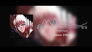 Claymore Opening  Nightmare  Raison Dêtre Instrumental [upl. by Vogele81]