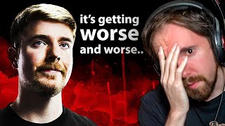 The MrBeast quotTeamquot Is IMPLODING  Asmongold Reacts [upl. by Blalock]