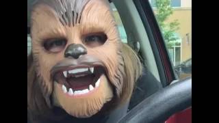 LAUGHING CHEWBACCA MASK LADY FULL VIDEO [upl. by Acsecnarf]