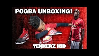 Paul Pogba Adidas Unboxing  My First Ever Laceless Boots  Tekkerz Kid [upl. by Delogu]