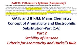 Aromatic Compounds Part2 Stability of Benzene Aromaticity and Huckle rule [upl. by Harragan]