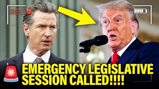 🚨Newsom Calls EMERGENCY SESSION to STOP Trump [upl. by Tereve238]