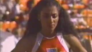 W 200m  Florence GriffithJoyner  2134  Seoul South Korea  1988  World Record [upl. by Ardnasil]