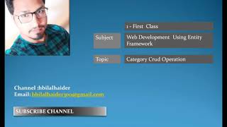 ASPNET MVC 5 Category crud operation using entity framework part1 [upl. by Rozamond388]