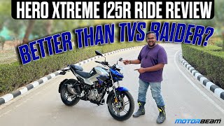 Hero Xtreme 125R Ride Review  Best 125cc Bike In India  MotorBeam [upl. by Ahseniuq]