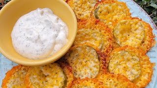 Cheesy Ranch Pickle Chips [upl. by Aeneg]