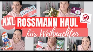 XXL ROSSMANN HAUL  WEIHNACHTS EDITION Fräulein Jasmin [upl. by Prichard281]