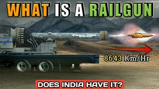 What Is A RAILGUN Does India Have A RAILGUN All About Electromagnetic Railgun  Explained Hindi [upl. by Rena]