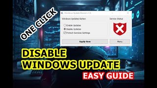 Enable  Disable Windows Update with One Click  Windows Update Blocker v18  Windows 10  11 [upl. by Kcirtapnaes]