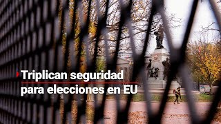 EU triplica policías y usa drones francotiradores y botones de pánico para seguridad de elecciones [upl. by Rhetta675]