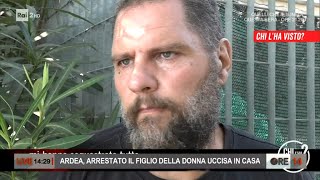 Ardea arrestato il figlio della donna uccisa in casa  Ore 14 del 04102021 [upl. by Meuse966]