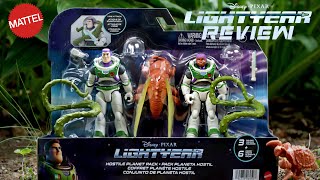 MATTEL LIGHTYEAR TOYS 2022  Kohls Exclusive Hostile Planet Pack 5quot Scale Action Figures REVIEW [upl. by Oinotnaocram]