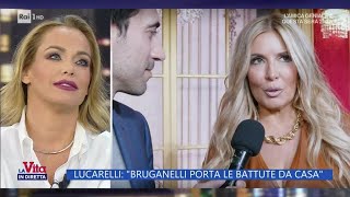 Bruganelli  Lucarelli la lite continua  La Vita in diretta 11112024 [upl. by Bengt]