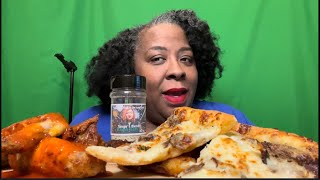 Tailgating with Tangie’s Blends for Super Bowl LVIII officialjamia wings pizza [upl. by Skantze185]