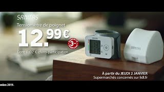 Lidl Tensiomètre de poignet Sanitas 201  Publicité [upl. by Siblee]