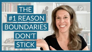 How To Set Boundaries At Work That Stick  The 1 Barrier To Setting Healthy Boundaries [upl. by Rutherfurd]