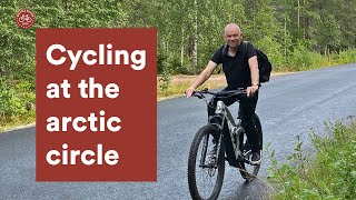 Cycling at the arctic circle [upl. by Ened]