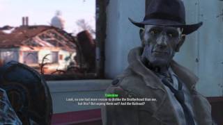 Nick Valentine on Institute ending  Fallout 4 [upl. by Einavoj559]