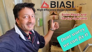 Biasi boiler repair no heating and no hot water working boiler isnt going through ignition [upl. by Ahsyle565]